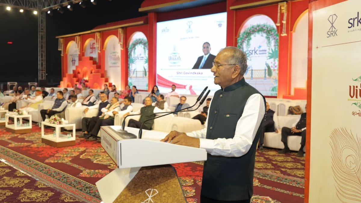 тАШрдкреНрдпреЛрд░ рд╡рд┐рд╡рд╛рд╣ 2026тАЩ рд╕рдВрдкрдиреНрди: 75 рдЬреЛрдбрд╝реЗ рд╡рд┐рд╡рд╛рд╣ рдмрдВрдзрди рдореЗрдВ, рд╢реНрд░реА рд░рд╛рдордХреГрд╖реНрдг рдПрдХреНрд╕рдкреЛрд░реНрдЯреНрд╕ (SRK) рдХрд╛ 12рд╡рд╛рдВ рд╕рдорд╛рд░реЛрд╣